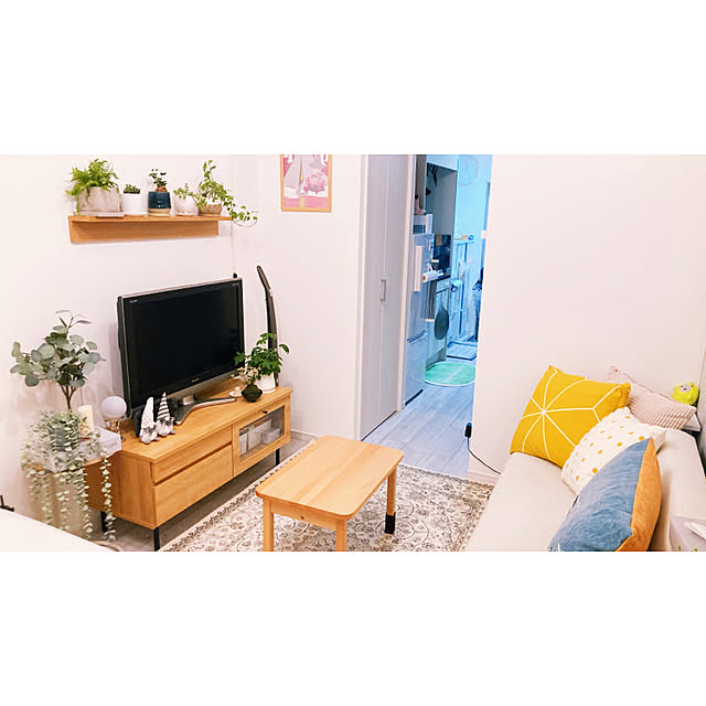 ソファー/観葉植物/無印良品/ナチュラル/ムーミン...などのインテリア実例 - 2022-09-23 00:53:34