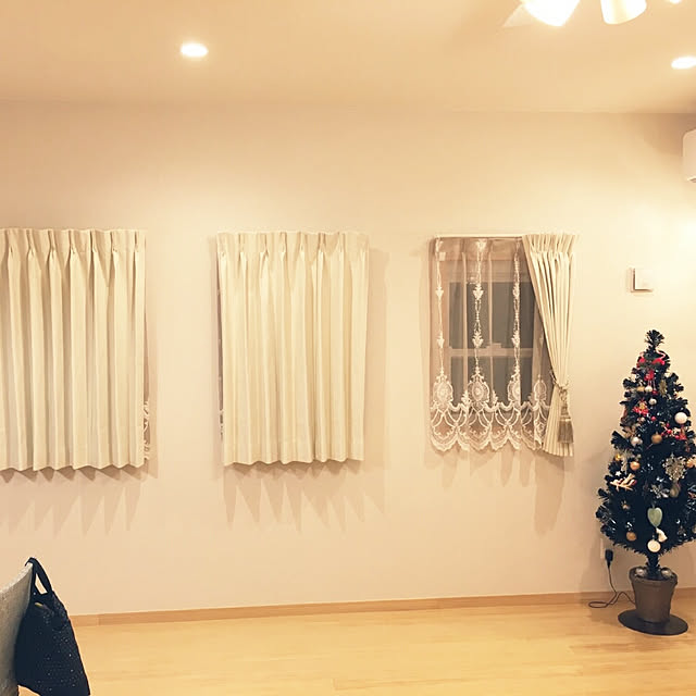 リビング/ニトリ/トルコレースカーテン/クリスマスのインテリア実例 - 2019-11-27 16:13:22