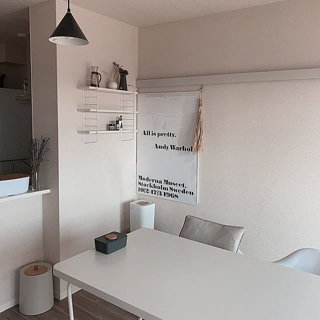 ドライフラワーのある暮らし/賃貸暮らし/無印良品/北欧インテリア/IKEA...などのインテリア実例 - 2021-03-27 21:39:00