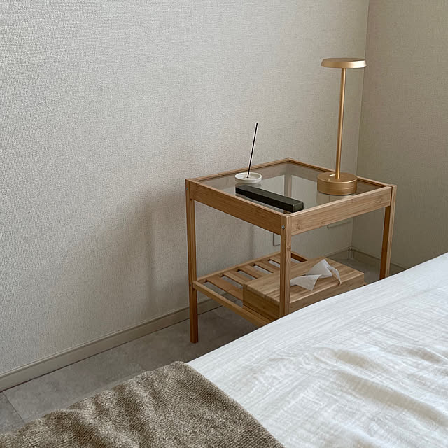 ベッド周り/一人暮らし/北欧/IKEA/照明のインテリア実例 - 2023-07-27 23:47:10