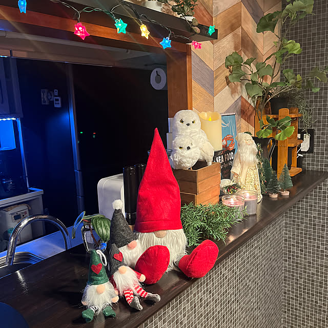 壁/天井/クリスマス/IKEA/買ってよかったもの/ダイソー...などのインテリア実例 - 2023-11-21 23:57:34