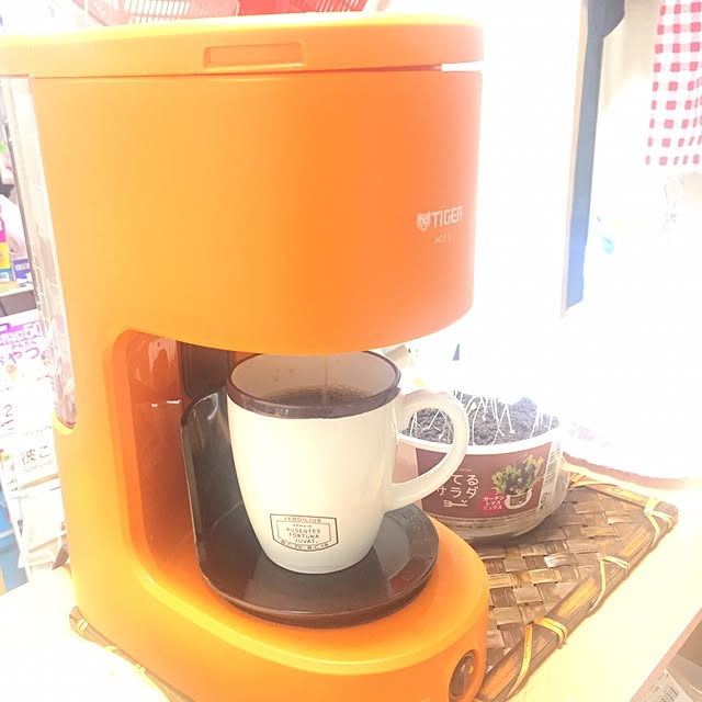 キッチン/コーヒーメーカー/安かった/ほっと一息♡/癒しのインテリア実例 - 2016-05-02 21:16:51