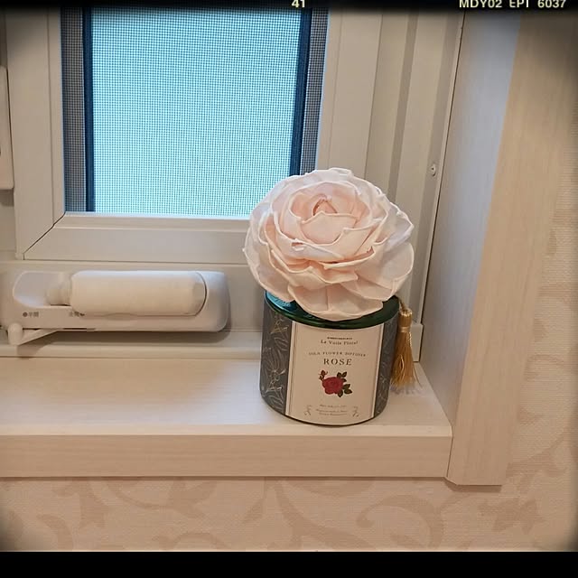 バス/トイレ/バラ大好き♡/トイレの棚のインテリア実例 - 2017-04-10 15:57:33