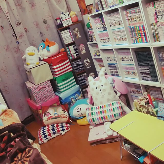 部屋全体/ぬいぐるみ/クラフトホリック/キャラクター/グッズ...などのインテリア実例 - 2015-07-09 22:37:17
