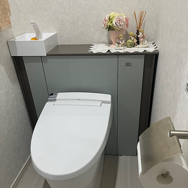 バス/トイレ/アーティシャルフラワー/トイレの壁紙/トイレのインテリア/トイレの壁...などのインテリア実例 - 2024-09-22 10:38:41