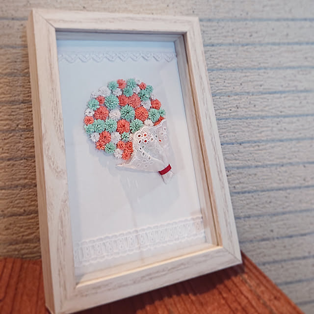 ベッド周り/ハンドメイド/ペーパークイリング/クラフトペーパー/Instagram...などのインテリア実例 - 2020-03-04 17:37:08