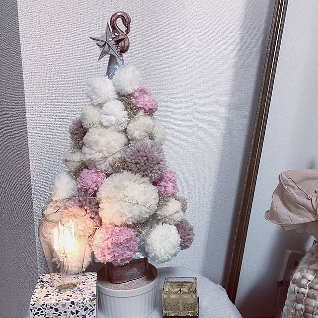ホワイトインテリア/ハンドメイド/DIY/一人暮らし/100均...などのインテリア実例 - 2019-10-24 00:48:00
