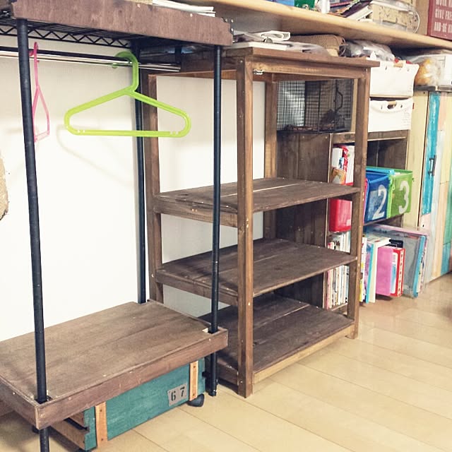 棚/DIY/スチールラック ペイントのインテリア実例 - 2015-02-23 13:41:12