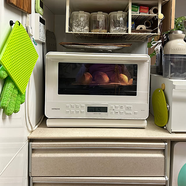 キッチン/ブレッドケース　tower/ブレッドケース/山崎実業 tower/ルコルト カプセルカッター ボンヌ...などのインテリア実例 - 2026-03-29 22:02:39