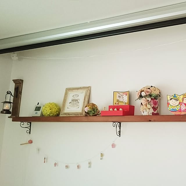 部屋全体/ひな祭り/DIY/セリア/ナチュラルインテリア...などのインテリア実例 - 2017-03-02 10:30:16