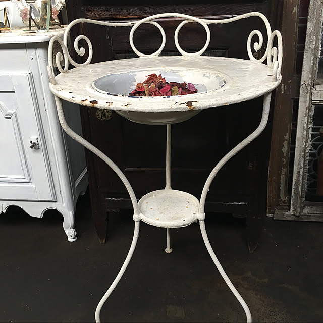 バス/トイレ/ウォッシュスタンド/アイアン家具/フランスアンティーク/古民家ショップ...などのインテリア実例 - 2018-10-27 12:57:32