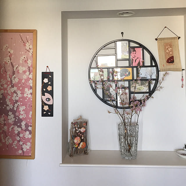 玄関/入り口/カメラマークが出たので/雑貨/花のある暮らし/桜のインテリア実例 - 2018-03-22 14:42:59