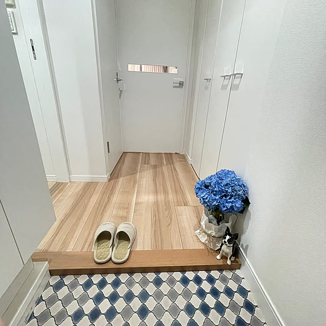 壁紙屋本舗/フロアマット　DIY/玄関/あじさい/紫陽花...などのインテリア実例 - 2023-06-10 16:38:30