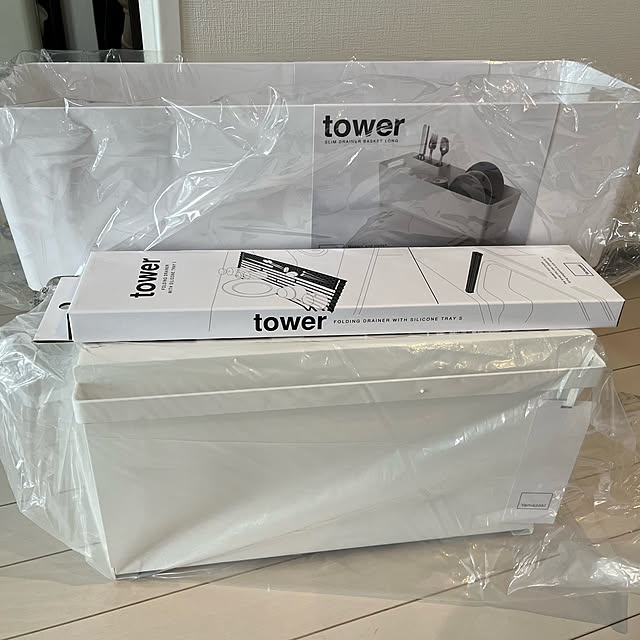 KannaHydeの山崎実業-山崎実業 折り畳み水切り タワー シリコントレー付き S towerの家具・インテリア写真