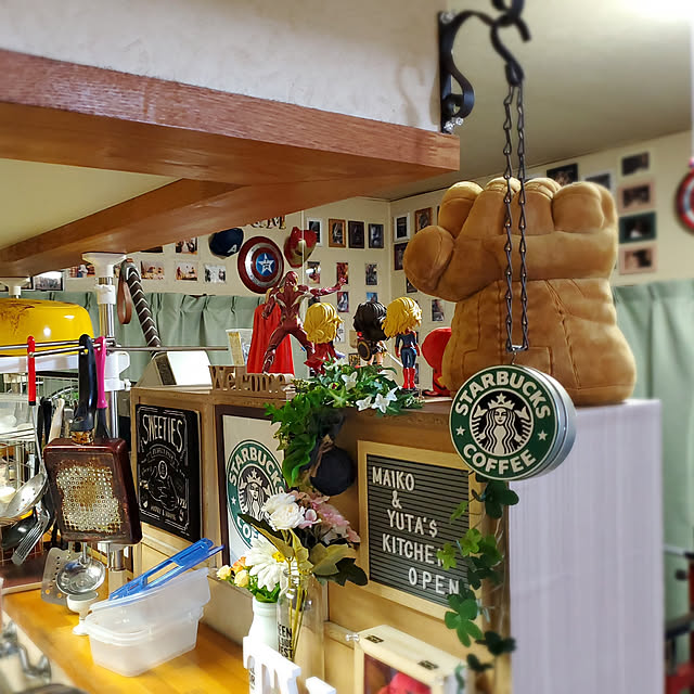 キッチン/100均/スタバ/生活感/カフェ風...などのインテリア実例 - 2020-03-01 18:34:51