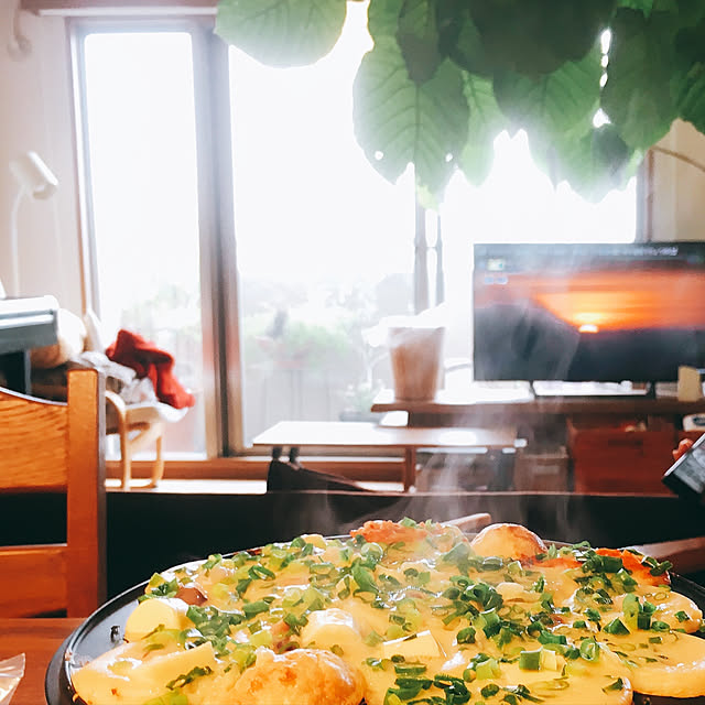 連休中～＊/子供と暮らす/ウンベラータ/テレビみながらゴロゴロ/たこ焼き器...などのインテリア実例 - 2019-05-02 08:57:36