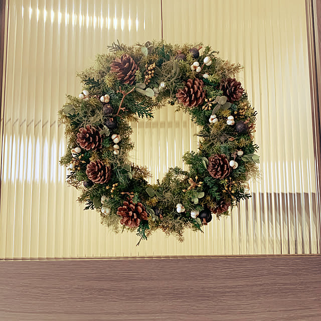 クリスマスリース/玄関/入り口のインテリア実例 - 2020-12-03 23:23:51