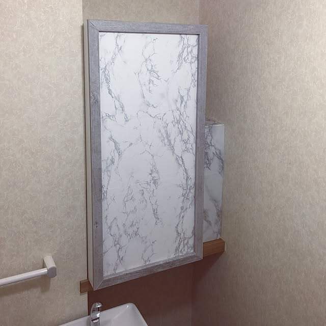 バス/トイレ/トイレ掃除道具収納/トイレットペーパー収納/カラボ収納/カラボに扉...などのインテリア実例 - 2017-11-08 16:02:50