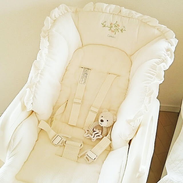 ベッド周り/White/Whiteインテリア/赤ちゃんのいる暮らし/赤ちゃんのいる部屋...などのインテリア実例 - 2017-09-11 11:19:36