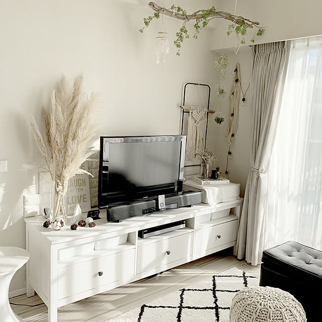 IKEA イケア テレビボード HEMNES テレビ台 ホワイトステイン IKEA イケア テレビボード HEMNES テレビ台 ホワイトステイン
