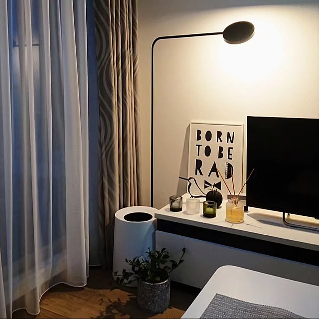 リビング/ひとり暮らし 1K/IKEA 照明のインテリア実例 - 2023-10-12 17:29:40