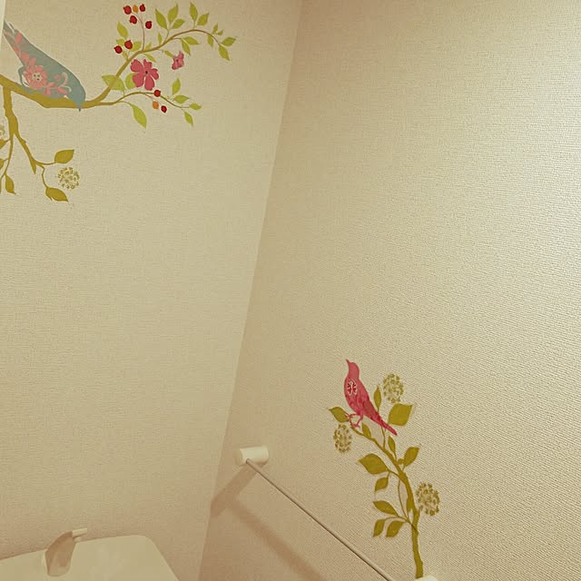 バス/トイレ/賃貸でも諦めない！/賃貸でも楽しく♪/ウォールステッカー/いつもいいねありがとうございます♡のインテリア実例 - 2016-11-09 13:44:32
