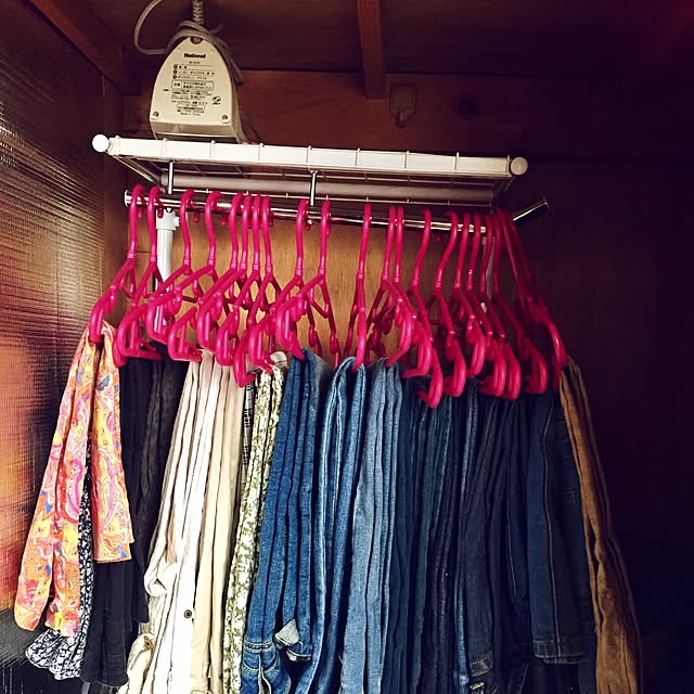 棚/organize/hanger/HangerShelf/NITORIのインテリア実例 - 2017-06-03 14:24:34