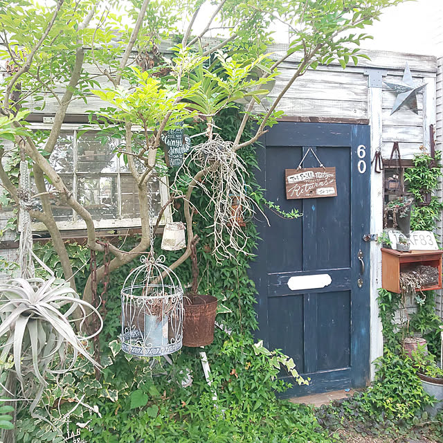 玄関/入り口/アトリエ/アトリエ小屋/小屋DIY/ジャンクガーデン...などのインテリア実例 - 2021-08-12 23:43:41