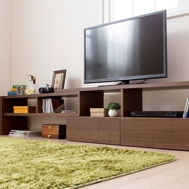 yukimidaifukuの-＼7/11まで最大15％OFF／テレビ台 おしゃれ コーナー ローボード 白 120cm 90cm 伸縮 収納 棚 テレビボード テレビラック TV台 コーナー 木製 パソコン台 テレビラック 42インチ 32インチ TVボード ロータイプ 伸縮できるおしゃれなテレビ台の家具・インテリア写真