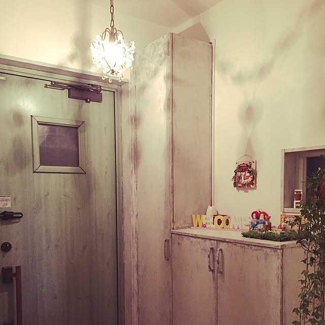 玄関/入り口/DIY/照明/雑貨のインテリア実例 - 2015-12-20 21:57:28