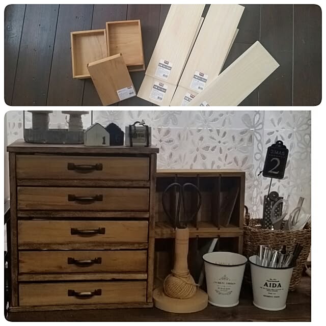 DIY ミニチェストのインテリア・手作りの実例 ｜ RoomClip