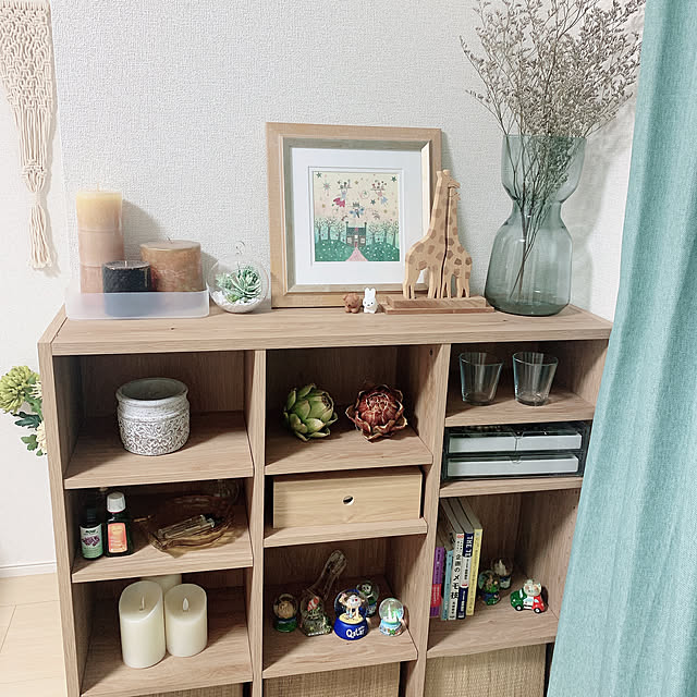 IKEA/一人暮らし/ニトリ/フェイクグリーン/棚のインテリア実例 - 2021-09-15 22:39:47