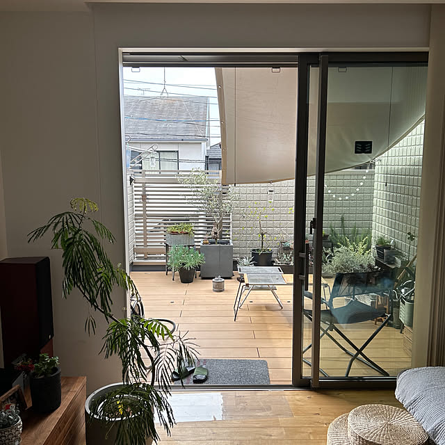 kurumiの-【植木鉢】【大型】【当日発送対応】ファイバークレイプロ 02 ベータ キューブ 45【植木鉢 大型 プランター おしゃれな植木鉢 鉢 軽量 セメント】の家具・インテリア写真