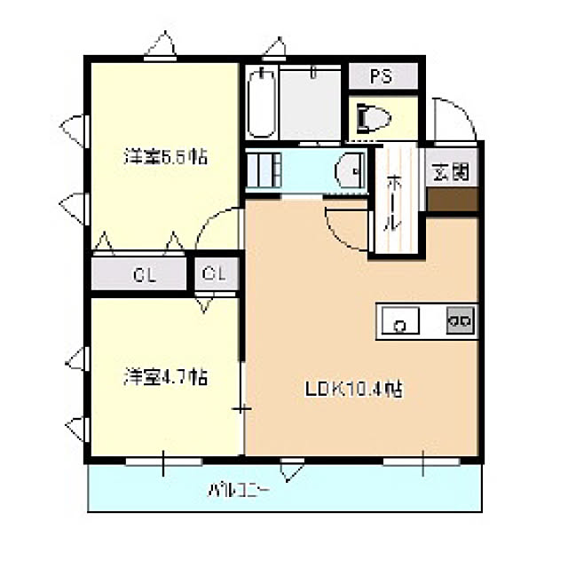 部屋全体/2LDK 女/2LDK/間取り図のインテリア実例 - 2017-09-12 19:25:47