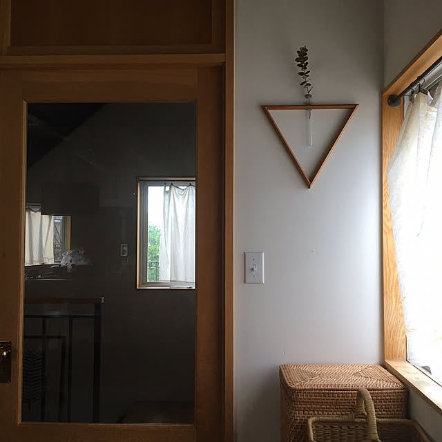 壁/天井/うだまさし/壁掛けさんかく/シンプルインテリア/大川家具製作所...などのインテリア実例 - 2017-07-21 20:31:23
