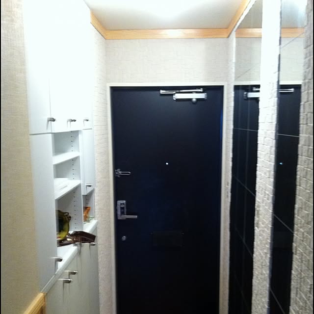 玄関/入り口/DIY/ハンドメイド/IKEAのインテリア実例 - 2016-05-29 21:38:43