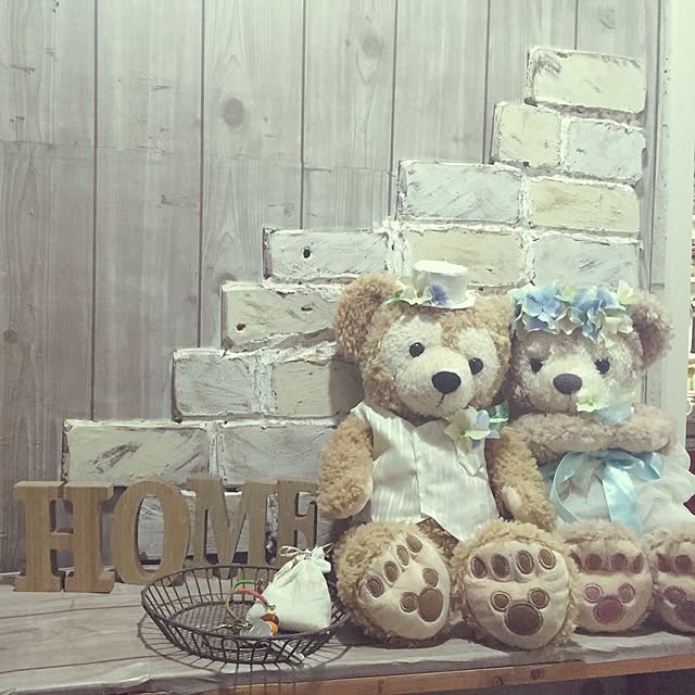 ダッフィー 結婚式のおしゃれなアレンジ・飾り方のインテリア ダッフィー 結婚式のおしゃれなアレンジ・飾り方のインテリア