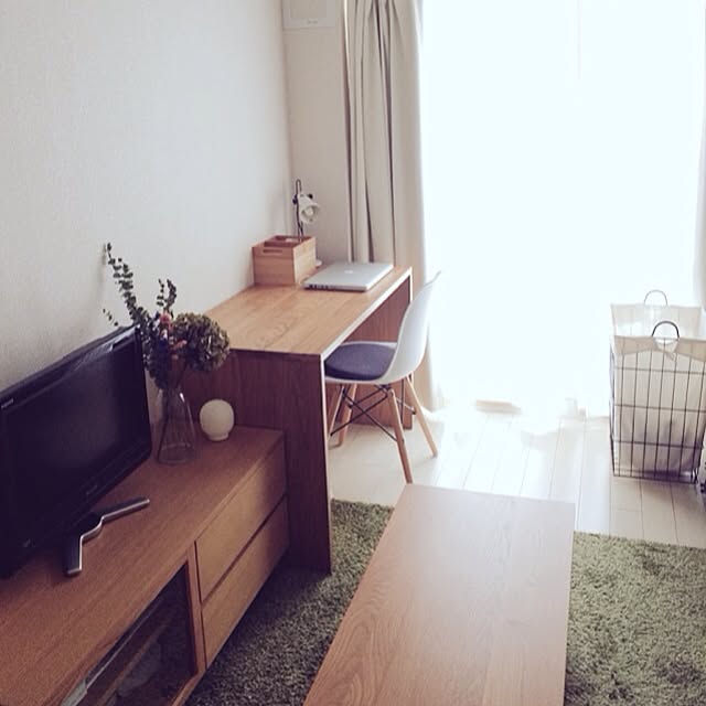 部屋全体/一人暮らし/北欧/無印良品/IKEA...などのインテリア実例 - 2017-07-02 13:51:54