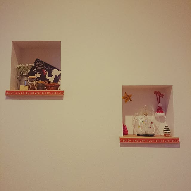 玄関/入り口/クリスマス雑貨/マスキングテープ/ハンドメイド/雑貨のインテリア実例 - 2016-11-03 17:15:11