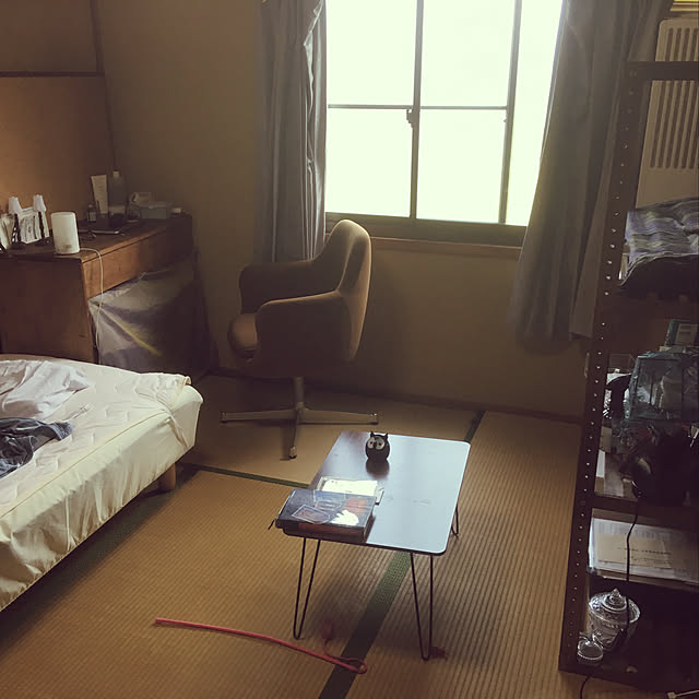 yayakoのニトリ-〔幅90×奥行40×高さ138cm〕ウッドシェルフ4段(モック9040-4 D40) の家具・インテリア写真