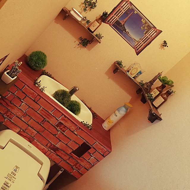 バス/トイレ/DIY/手作り/一人暮らし/男前...などのインテリア実例 - 2015-04-22 00:27:05