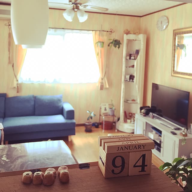 部屋全体/白壁に憧れる/手作りショーケース/手作り/黄色の壁...などのインテリア実例 - 2016-09-17 11:30:29