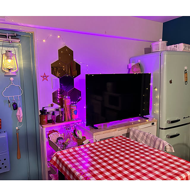 部屋全体/照明/テーブルクロス/カラフルな部屋/くつろぎ空間...などのインテリア実例 - 2025-03-25 00:27:11