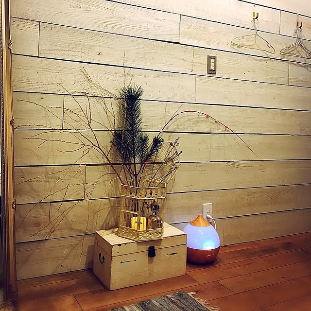 玄関/入り口/サーファーズハウス/アンティーク風/リノベーション/板張り...などのインテリア実例 - 2017-01-13 22:50:37