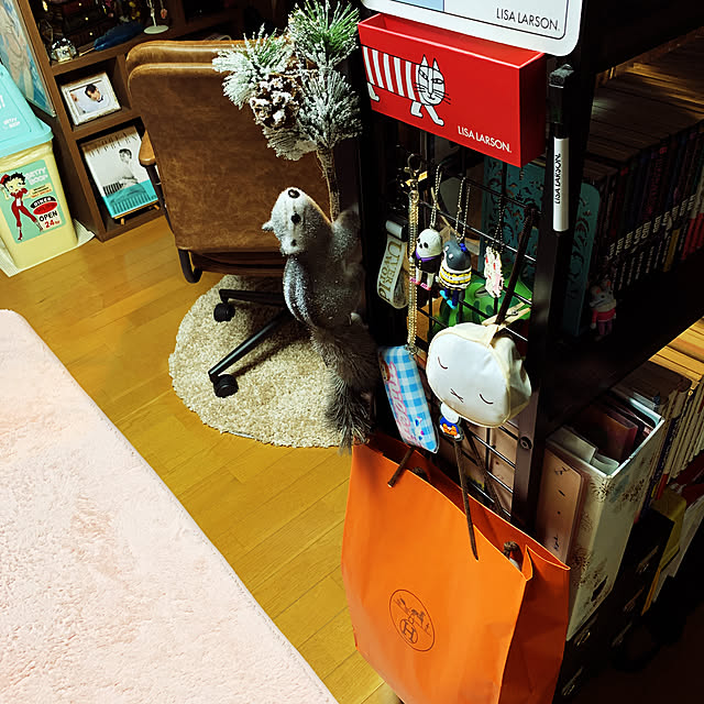 chamoppiのニトリ-ロフトベッド(アルルN BK/DBR) の家具・インテリア写真