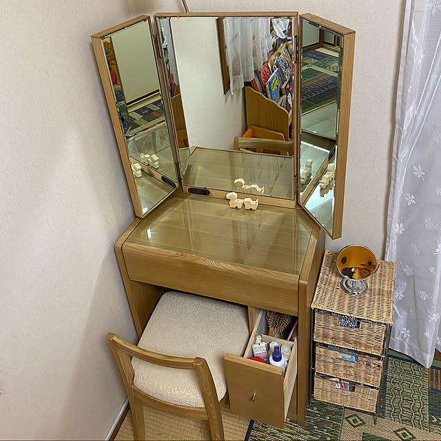 ニトリ 三面鏡ドレッサー(ハル LBR) - 通販 | 家具とインテリア ニトリ 三面鏡ドレッサー(ハル LBR) - 通販 | 家具とインテリア
