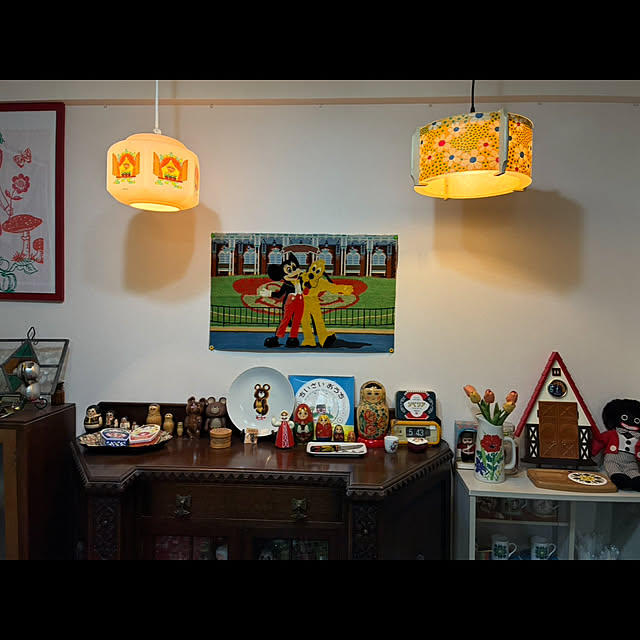 部屋全体/レトロ/雑貨/昭和/レトロポップ...などのインテリア実例 - 2026-04-03 17:01:39