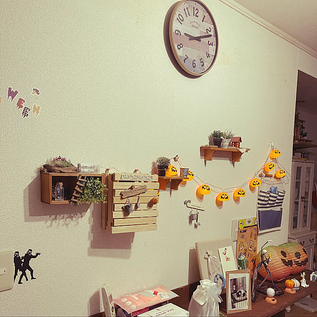 ハロウィン/DIY/100均/リビングのインテリア実例 - 2022-10-17 19:14:32