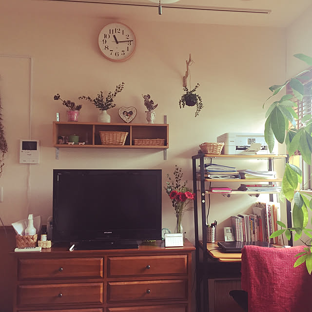 部屋全体/観葉植物/無印良品/DIY/ナチュラルのインテリア実例 - 2017-11-04 00:34:42