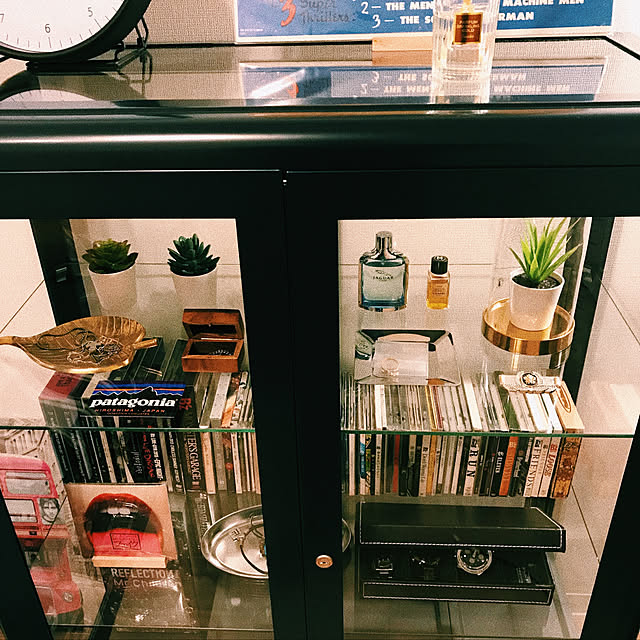 Amazon｜IKEA/イケア FABRIKOR ガラス扉キャビネット81x113